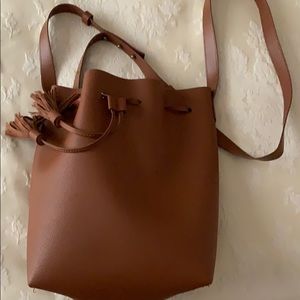 Brown Bucket Bag